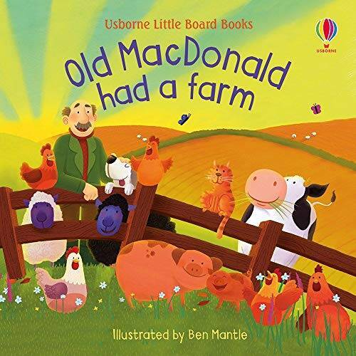 Usborne Little Board Books : Old MacDonald Had A Farm – Board book – VERY GOOD