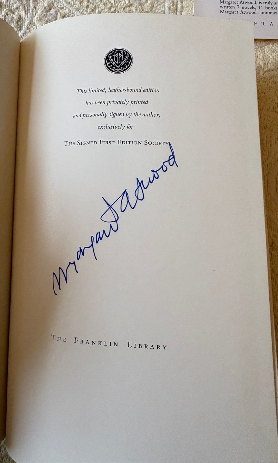 The Robber Bride by Margaret Atwood (The Franklin Library, 1993) Signed First Ed