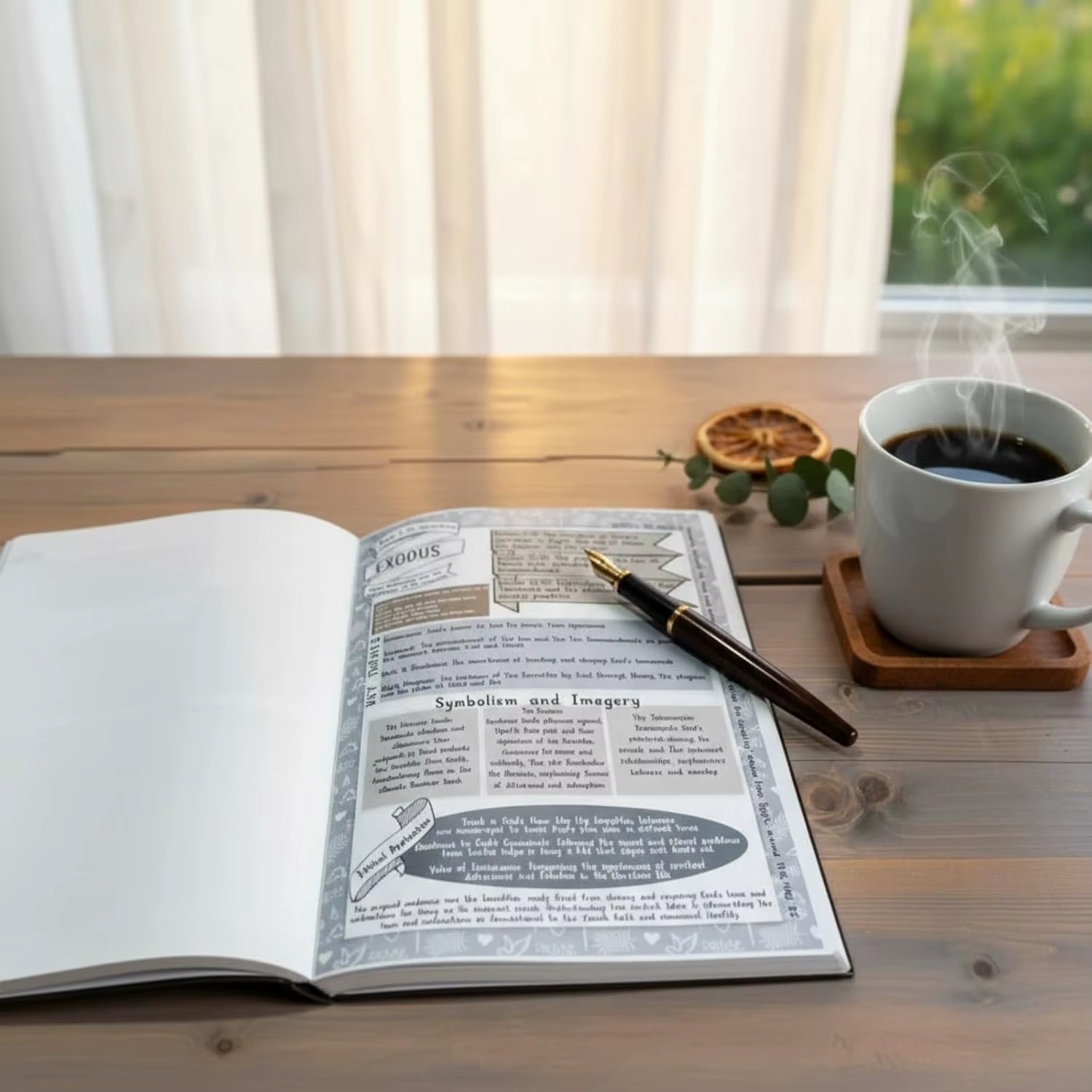66-Page Bible Study Guide, Daily Devotional Journal,Study Notebook Based Planner
