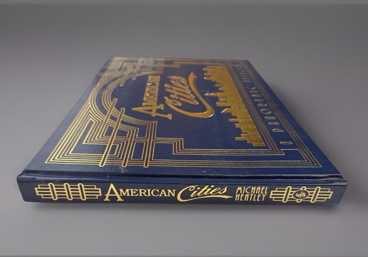 American Cities A Panoramic Vision EASTON Press Luxury Edition Leather Bound 16″