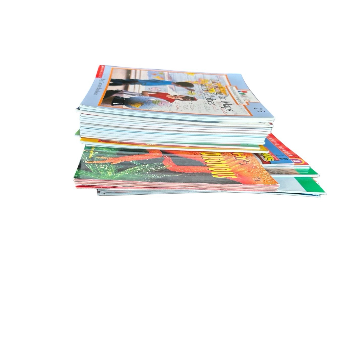 Educational Books Lot Of 50, Grades 2-3 Reading Levels Houston Mifflin