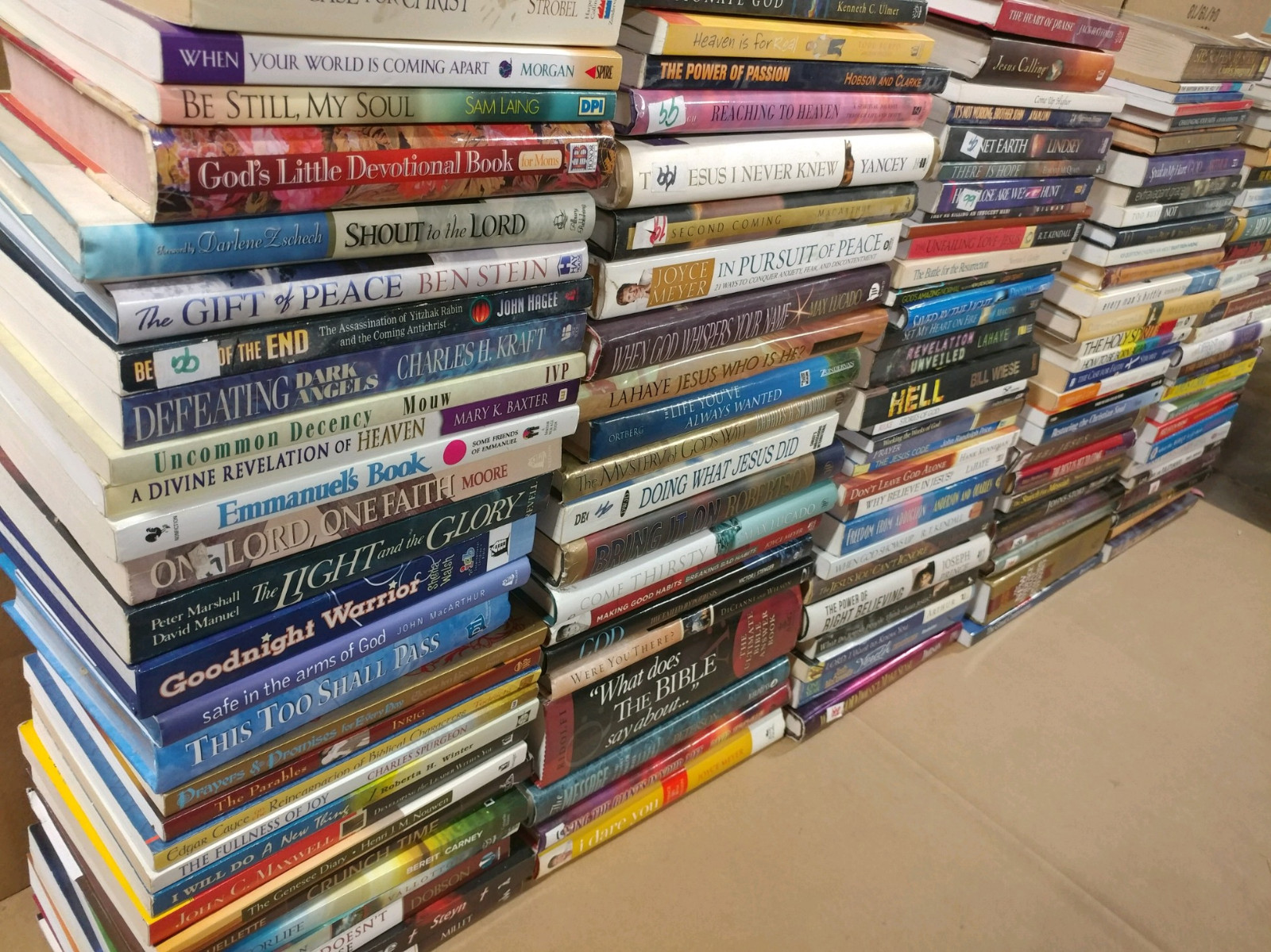Lot of 5 Pounds LBs Christian Prayer Bible Jesus Theology Pray Books RANDOM*MIX