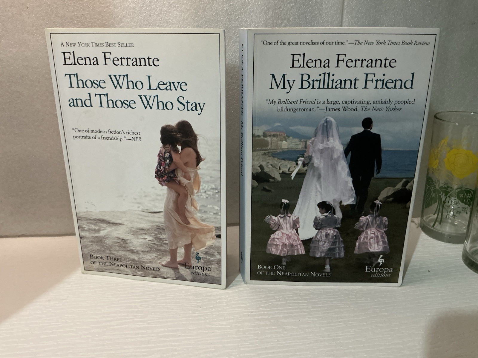 Neapolitan Novels Book One And Three by Elena Ferrante Paperback Like New