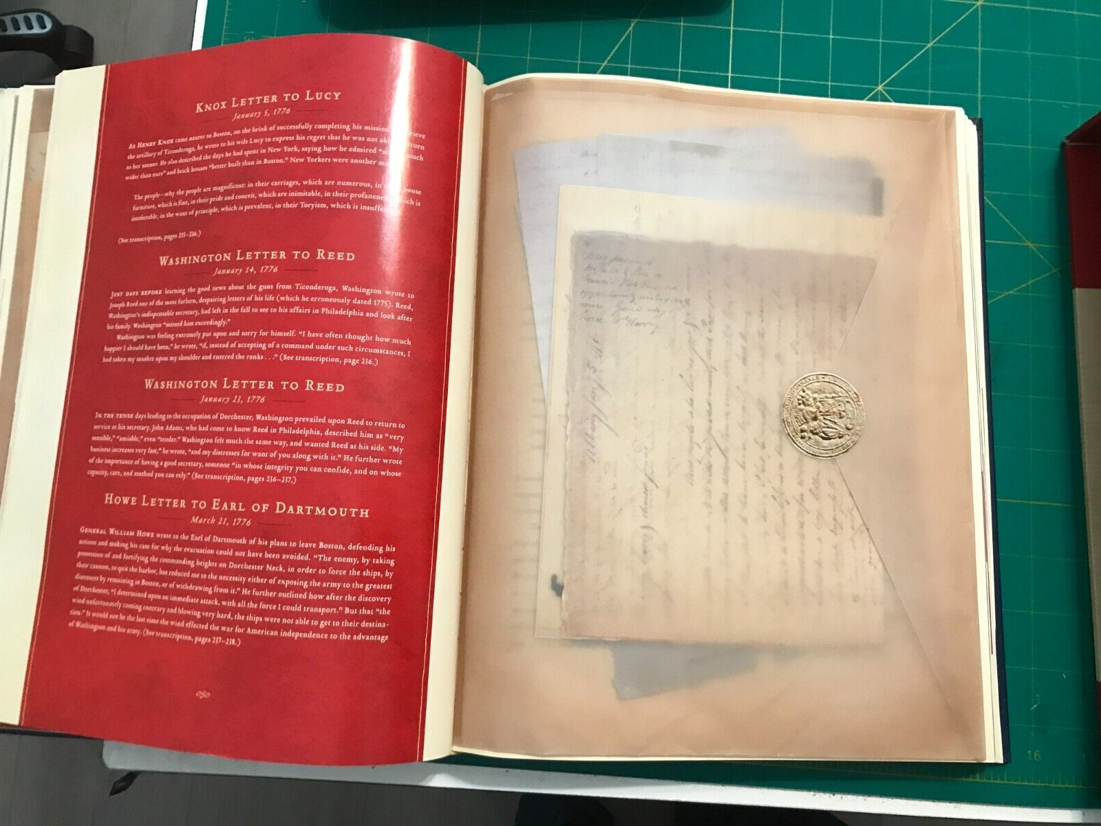 1776 SIGNED by David McCullough – Thank You Note Loosely Laid In