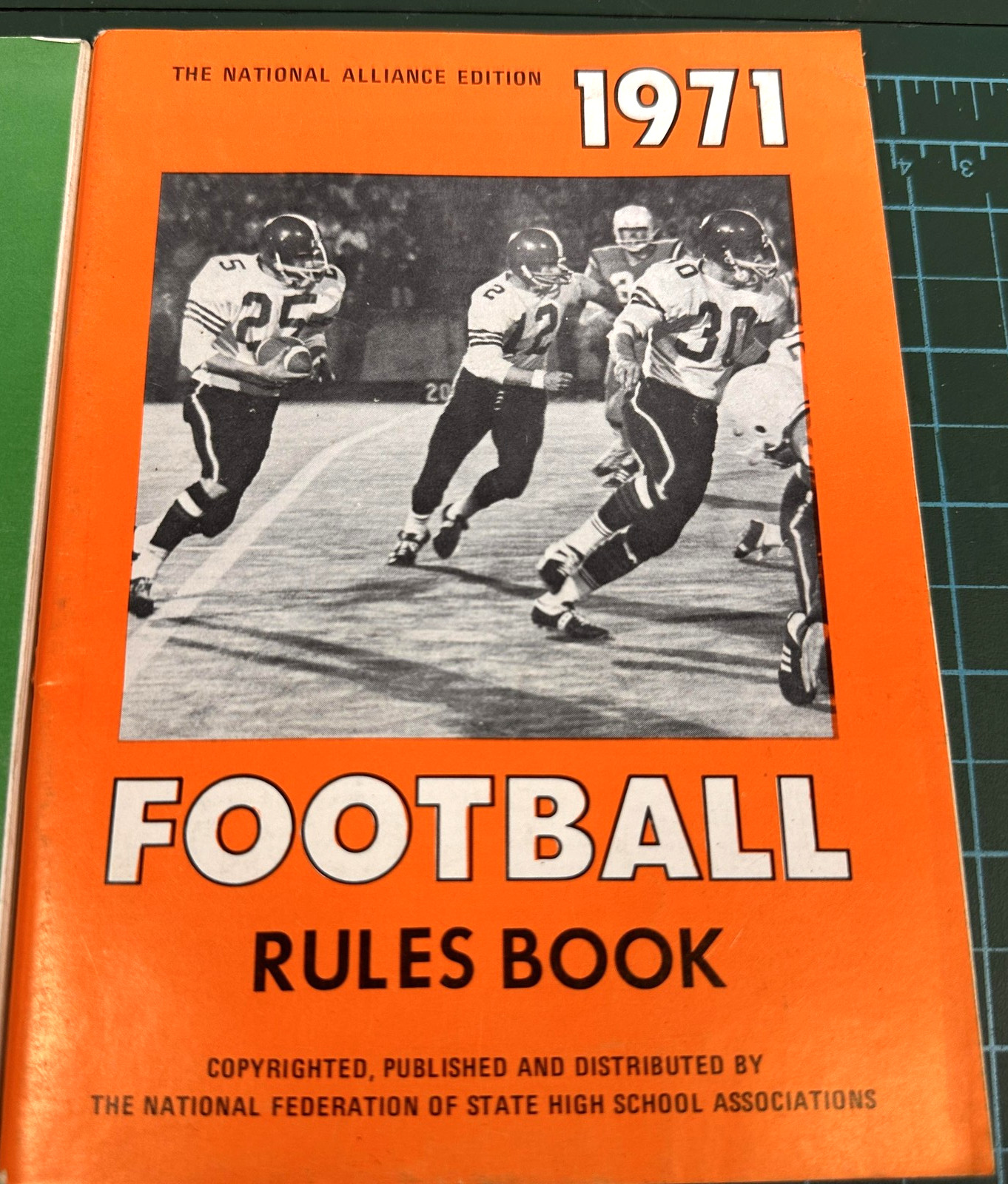 Vintage 1971 Football Rules & Case Books National Alliance NFHS High School