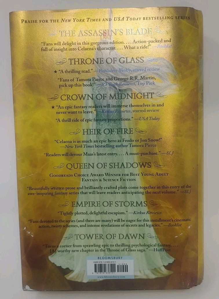 Kingdom of Ash – Sarah J. Maas HCDJ 1st Edition/1st Printing Throne of Glass