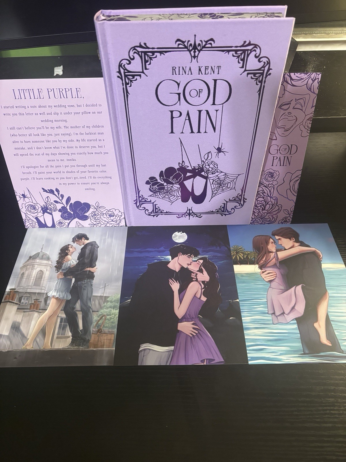 Legacy of Gods Rina Kent God of Pain Luxury Edition + Character Card