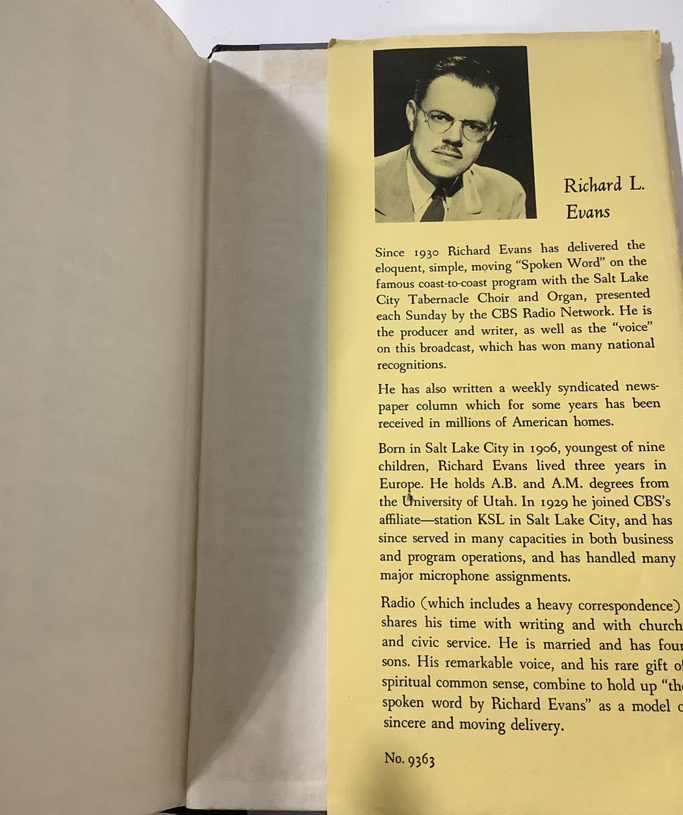 Vintage Religious Book Tonic for our Times By Richard L. Evans 1952 LDS