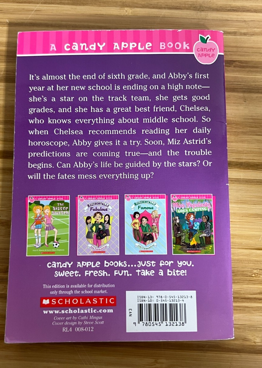 Candy Apple Book Series -Drama-Sister Switch-Girly Girl-Star Crossed +1