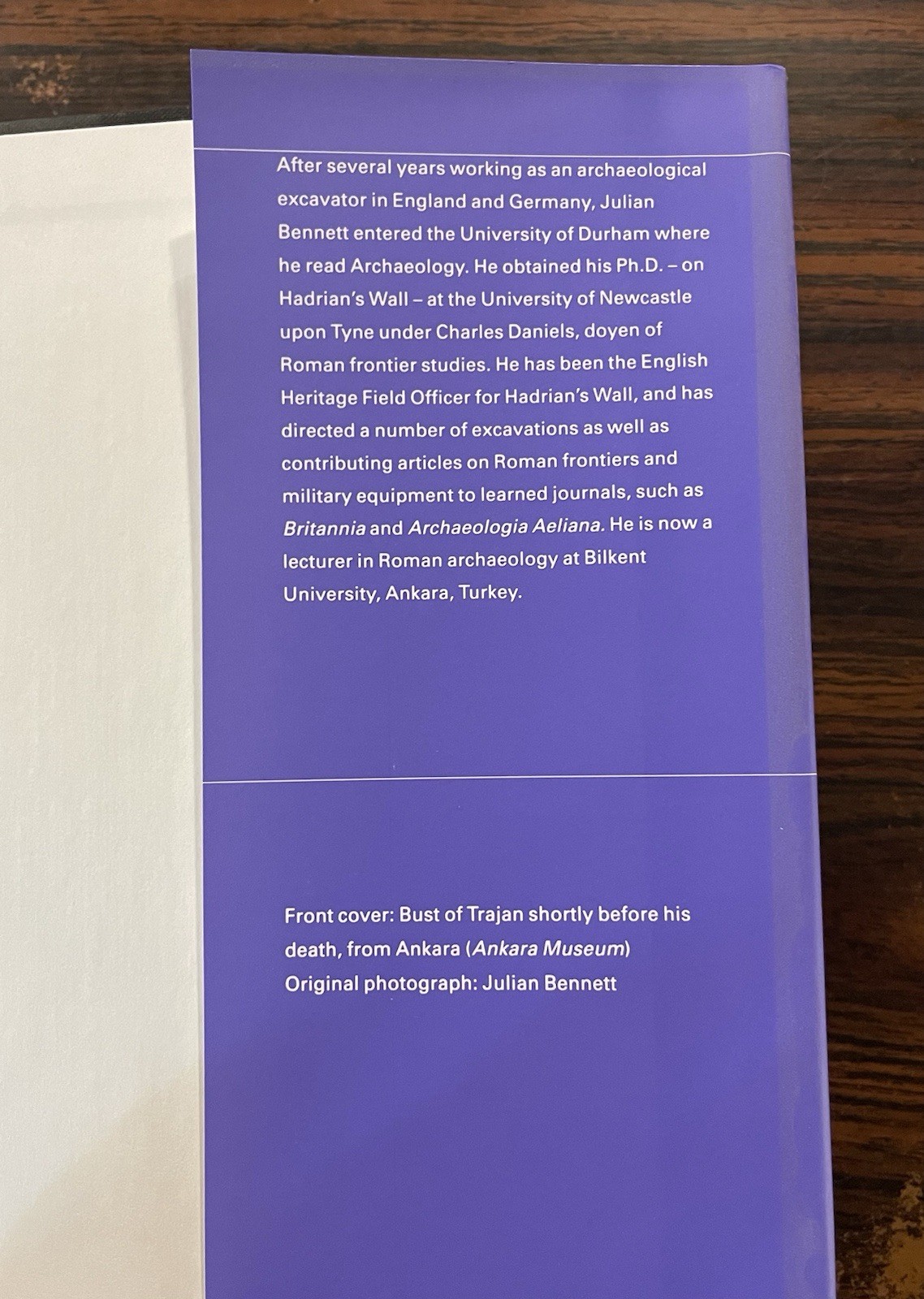 Trajan: Optimus Princeps by Julian Bennett ~ Hardback Book ~ Free Shipping