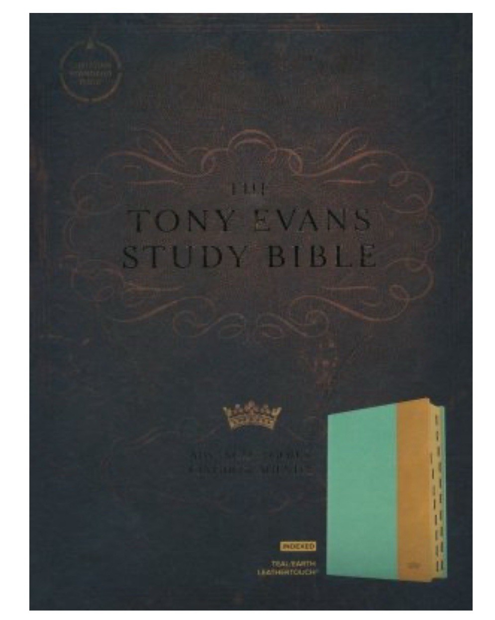 CSB Tony Evans Study Bible, Teal/Earth LeatherTouch : Advancing God’s Kingdom