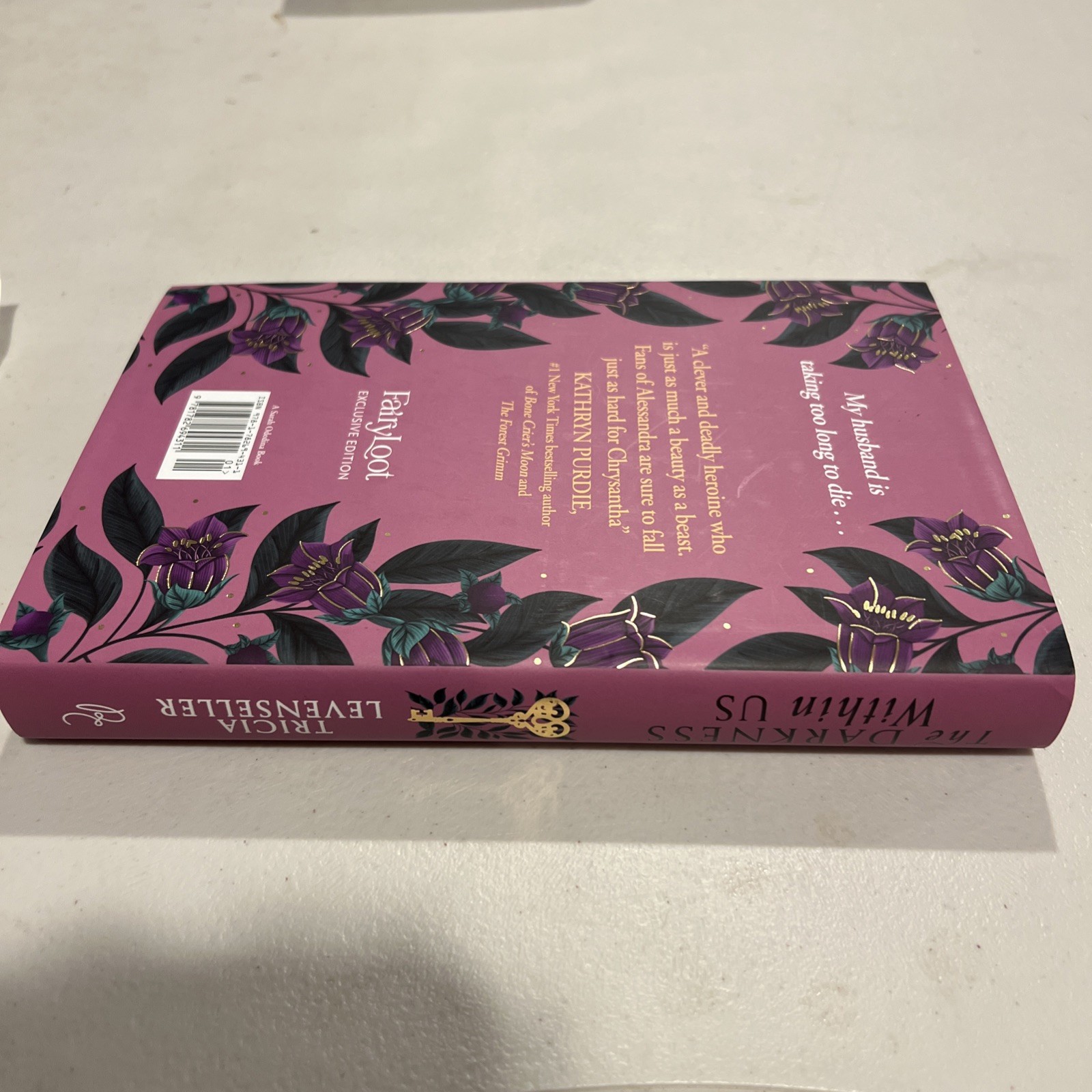The Darkness Within Us Fairyloot Exclusive Edition Limited Edition Sprayed Edges