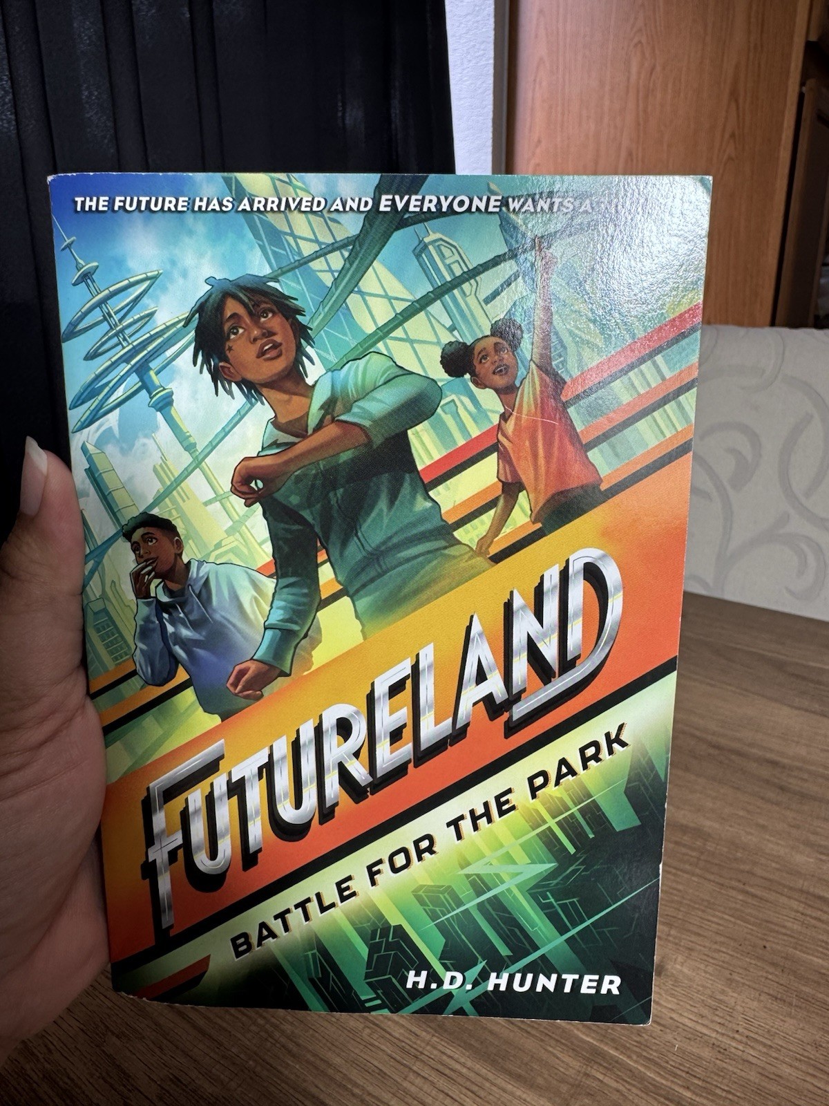 Futureland: Battle for the Park Book 1 by H.D. Hunter Paperback 336 Pages