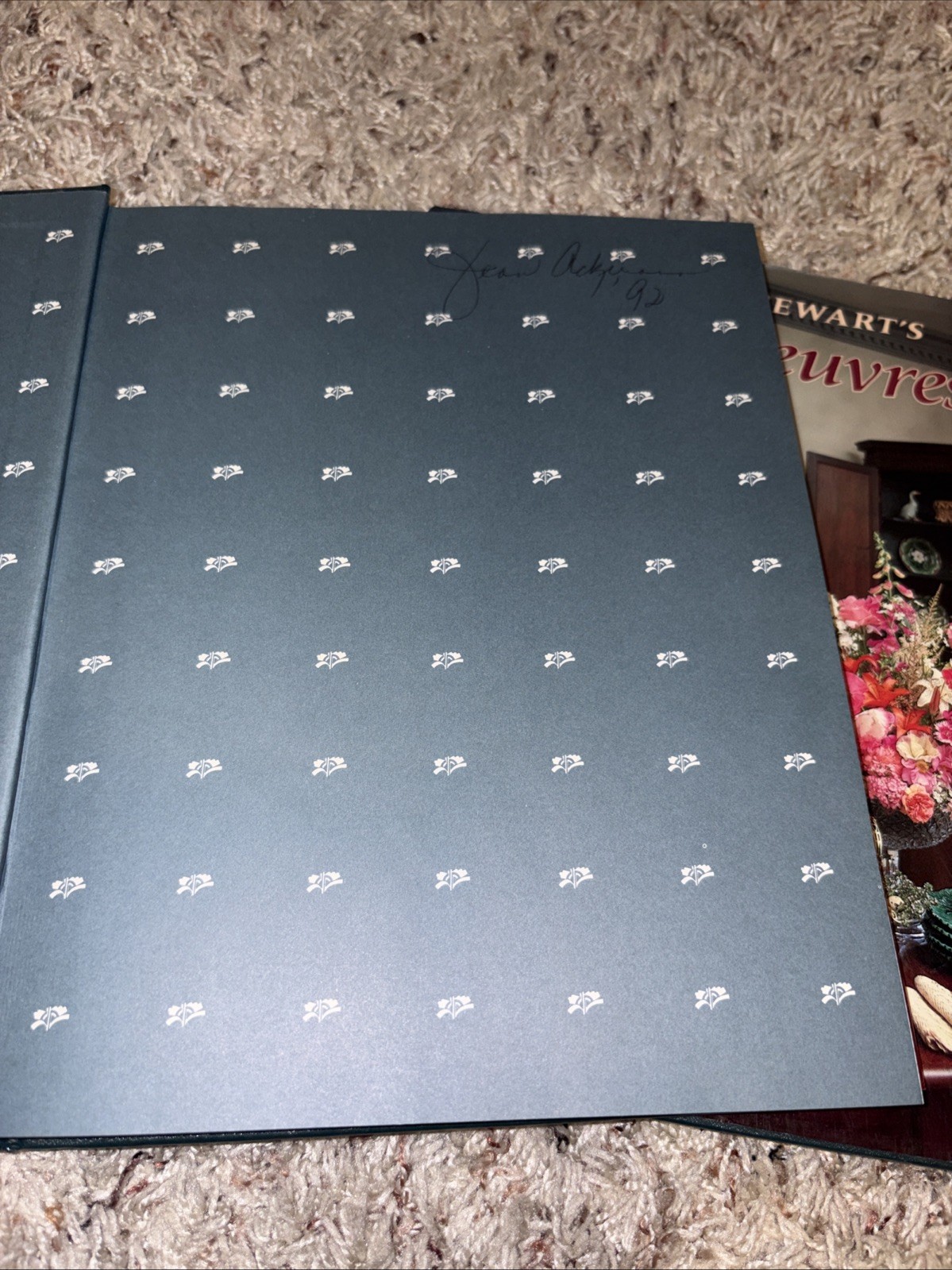 Martha Stewart Quick Cook & Hors D’Oeuvres Hardcover Cookbooks 1983 & 1984 VTG