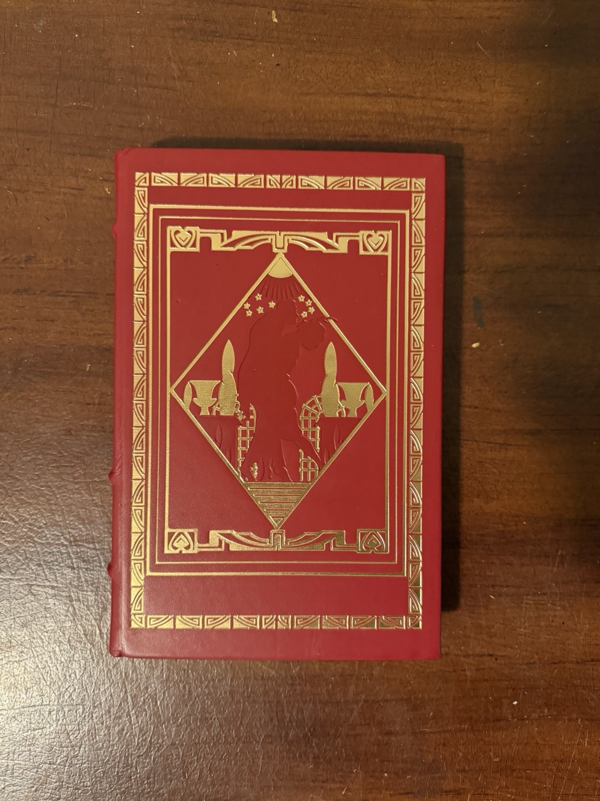 The Great Gatsby by F. Scott Fitzgerald Hardcover Leather Bound Decorative Cover