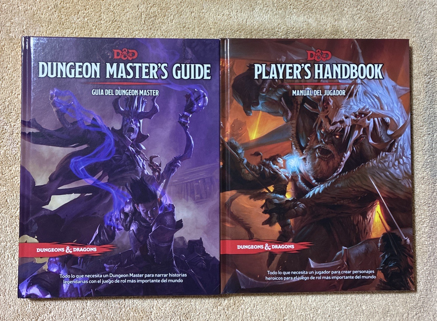 D&D DungeonMaster’s Guide / Player’s Handbook (2020 – Spanish Edition)