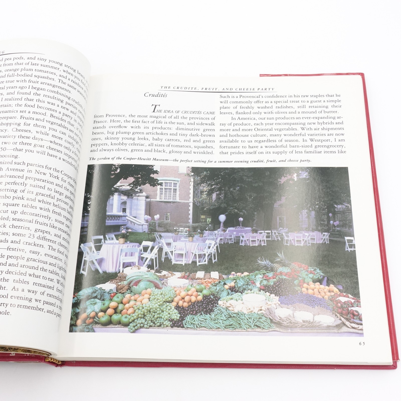 Entertaining by Martha Stewart 1982 1st Edition HB DJ 22nd Printing VGUC