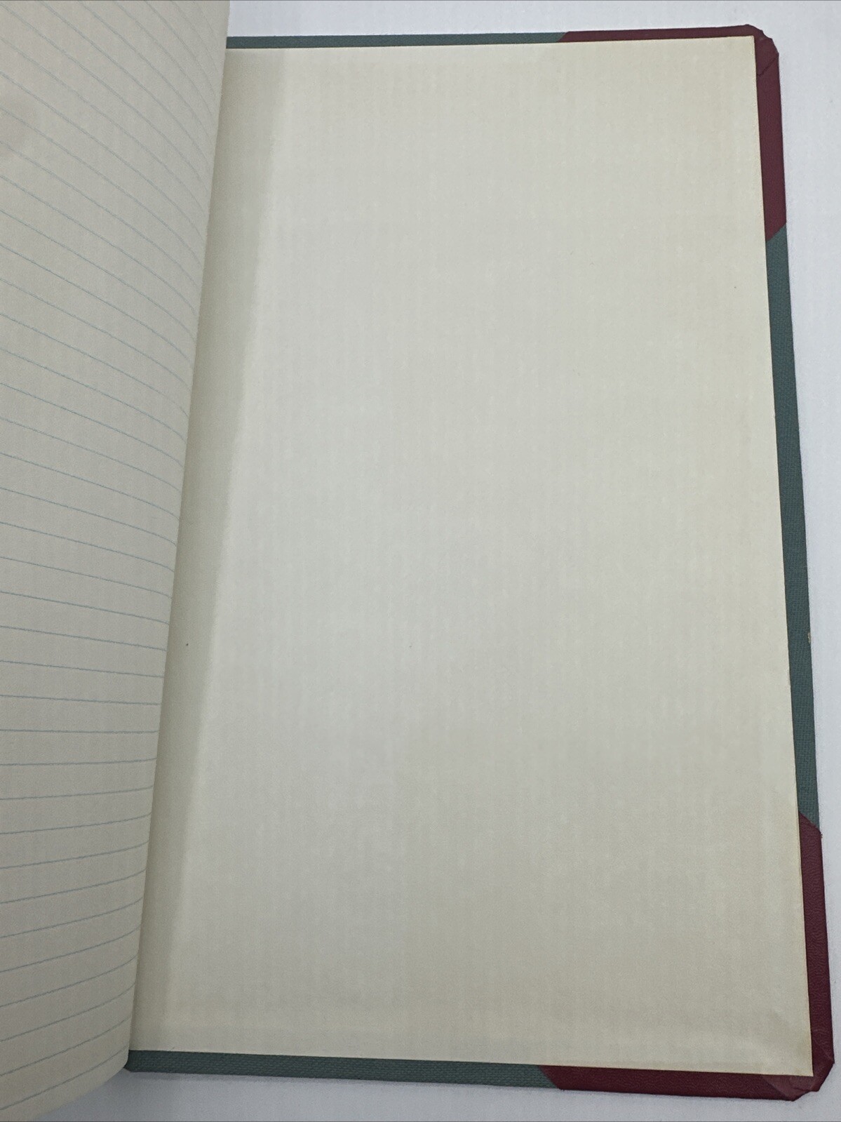 Record Book Mostly Blank Vintage Few Pages Missing Hardcover 12.75 By 8 Inches
