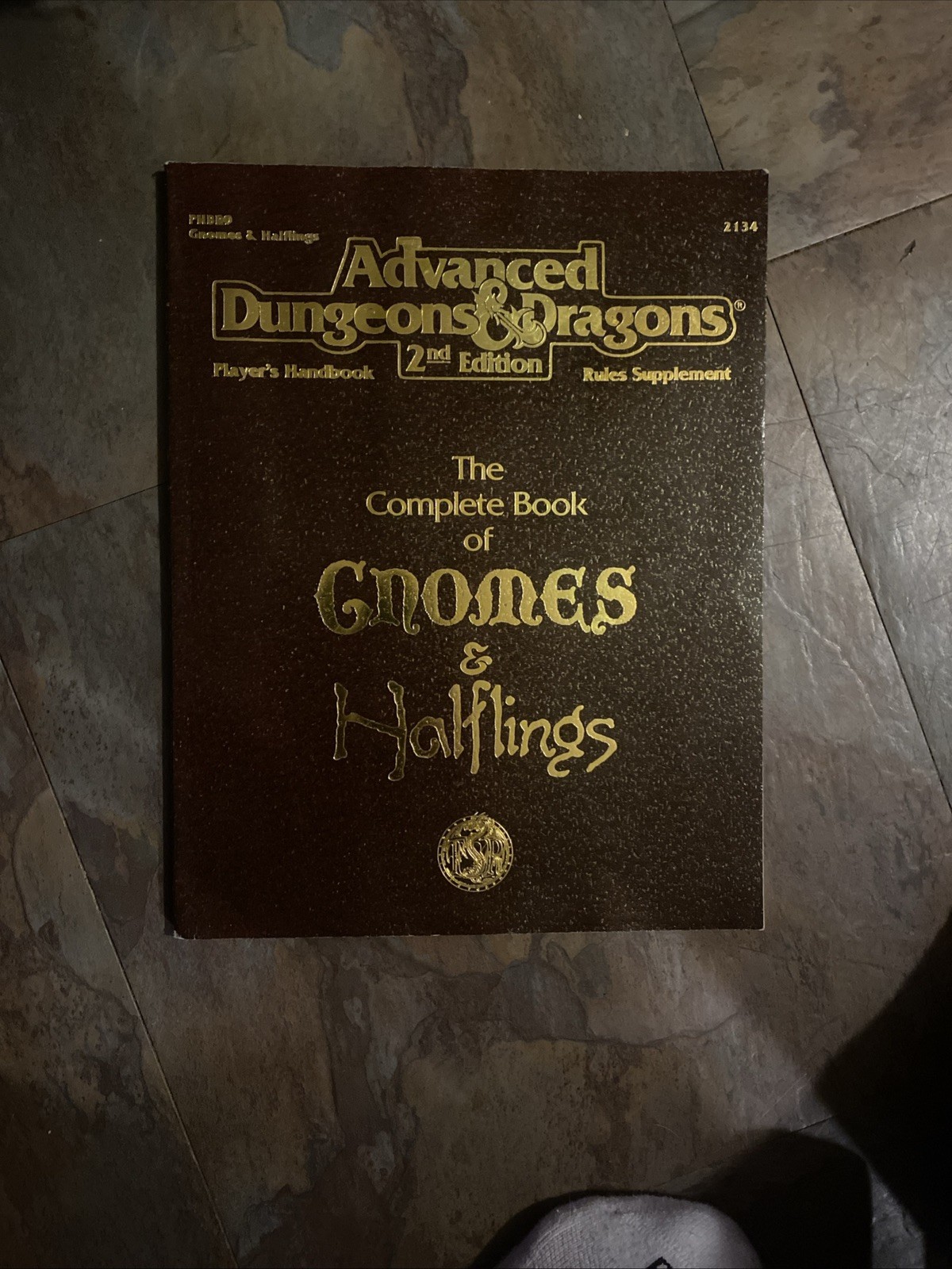TSR AD&D 2nd EDITION COMPLETE BOOK OF GNOMES AND HALFLINGS 3rd PRINTING 1994