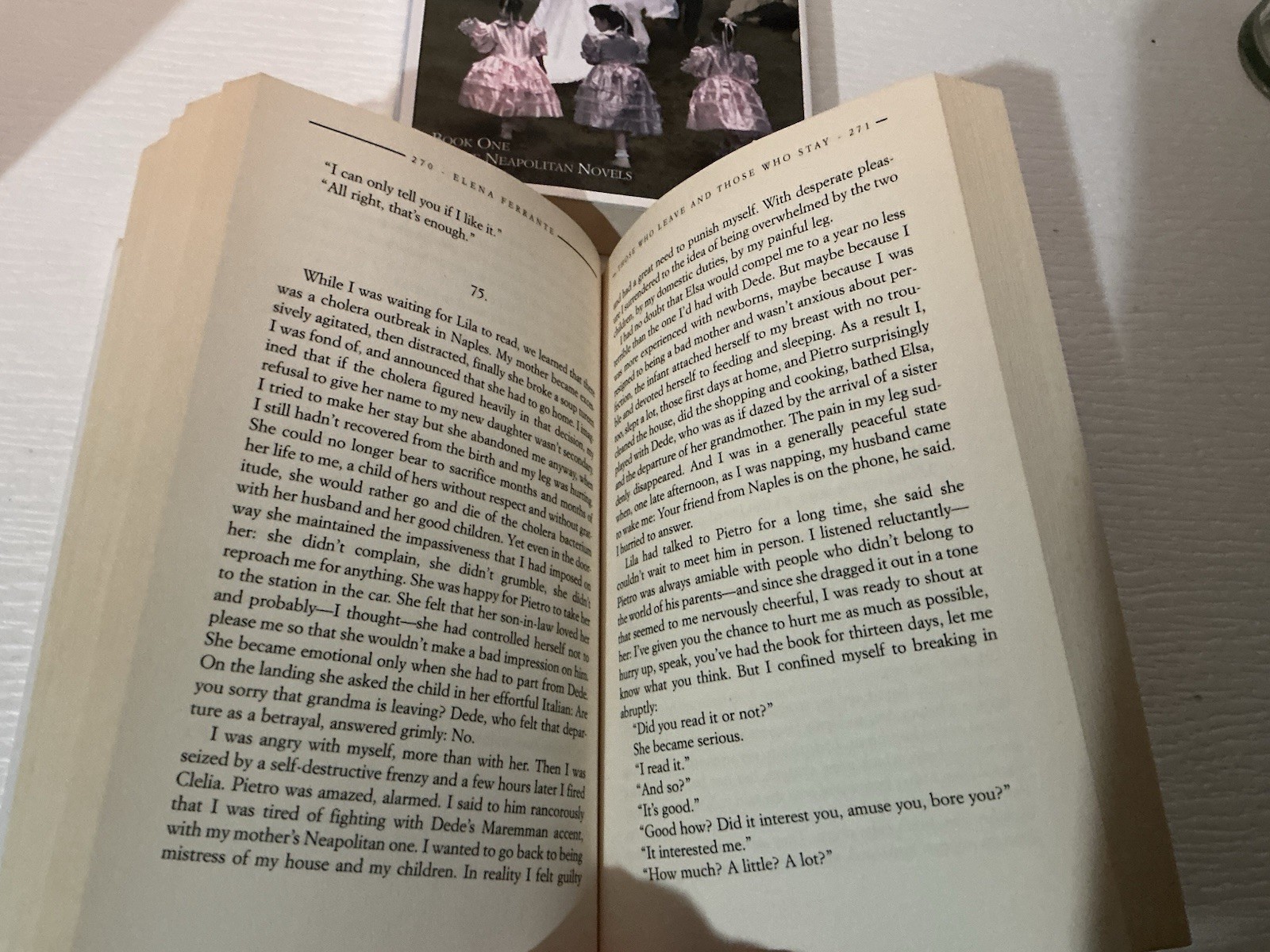 Neapolitan Novels Book One And Three by Elena Ferrante Paperback Like New