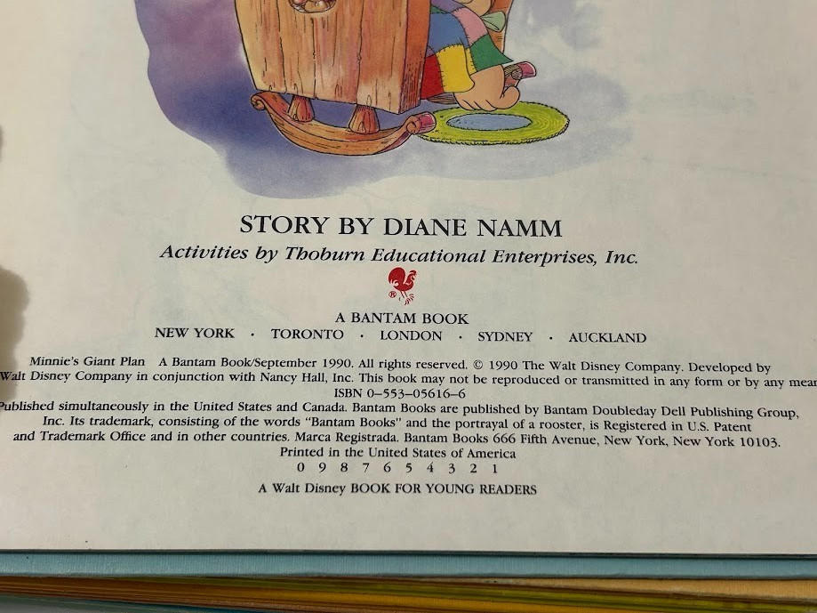 Vintage 1983 Walt Disney Fun To Learn Library Books Lot 1-14 Set