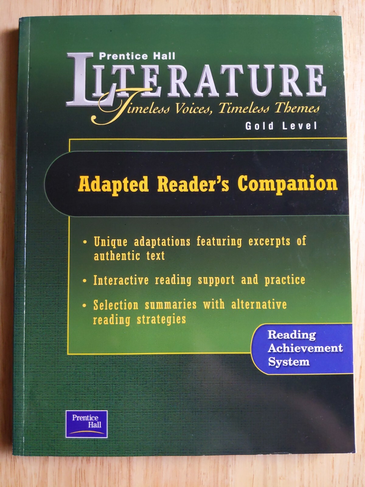 Prentice Hall Literature Gold 9th Grade 9 Workbook Homeschool English Reader LN