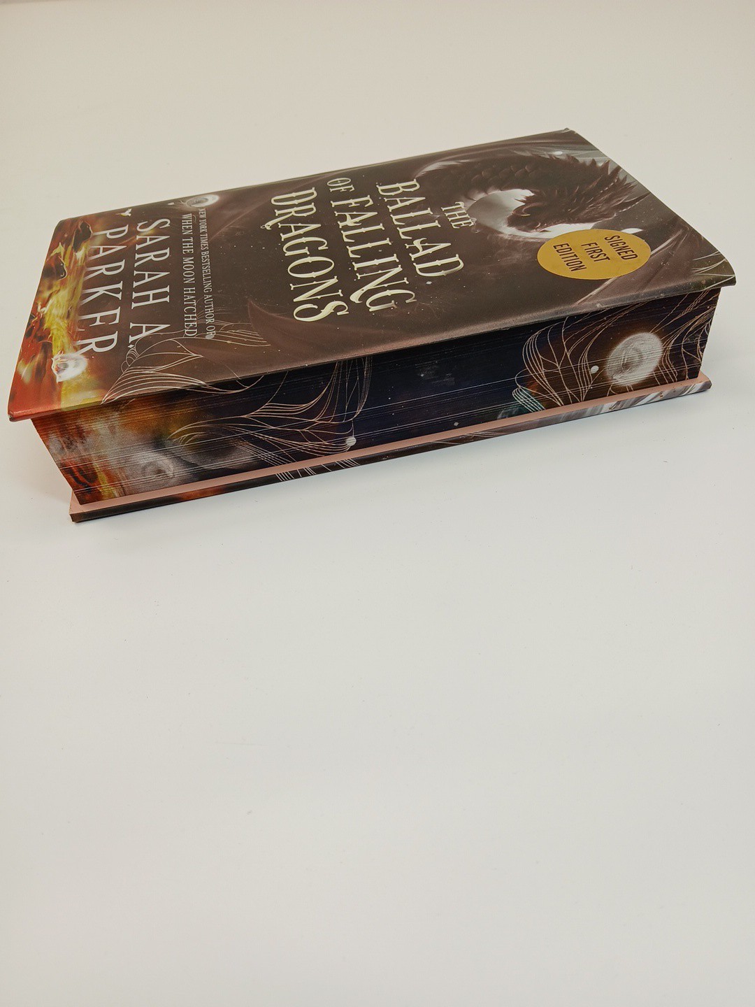 Sarah A. Parker The Ballad of Falling Dragons SIGNED First Edition Hardcover