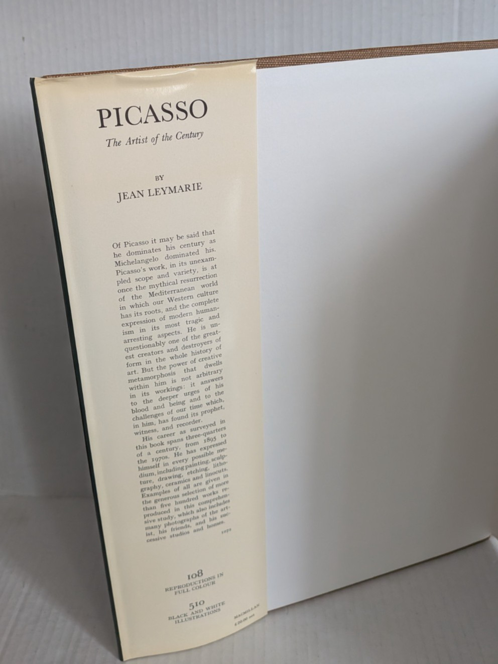 PICASSO: THE ARTIST OF THE CENTURY By Jean Leymarie – Hardcover 1976 HC/DJ