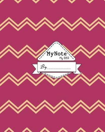 My Note My Idea: 8 X 10, 110 Pages: Boho Pattern