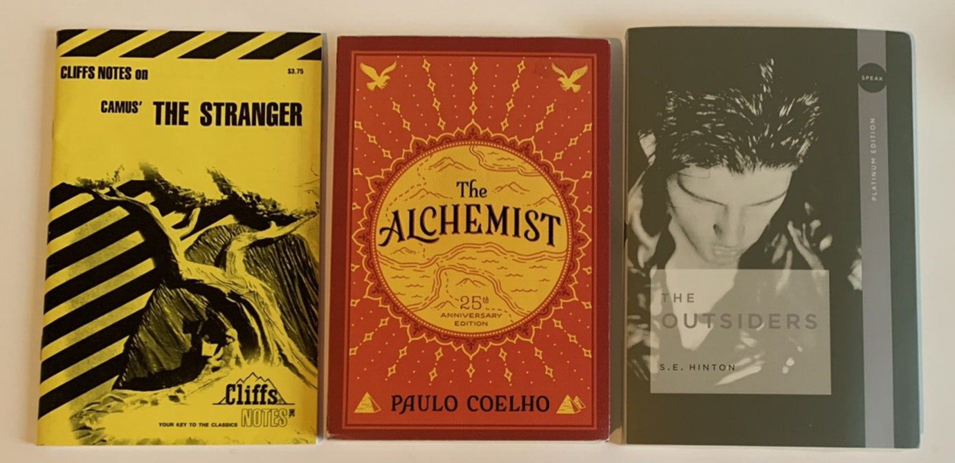 The Outsiders Book Lot Alchemist The Stranger Cliff Notes