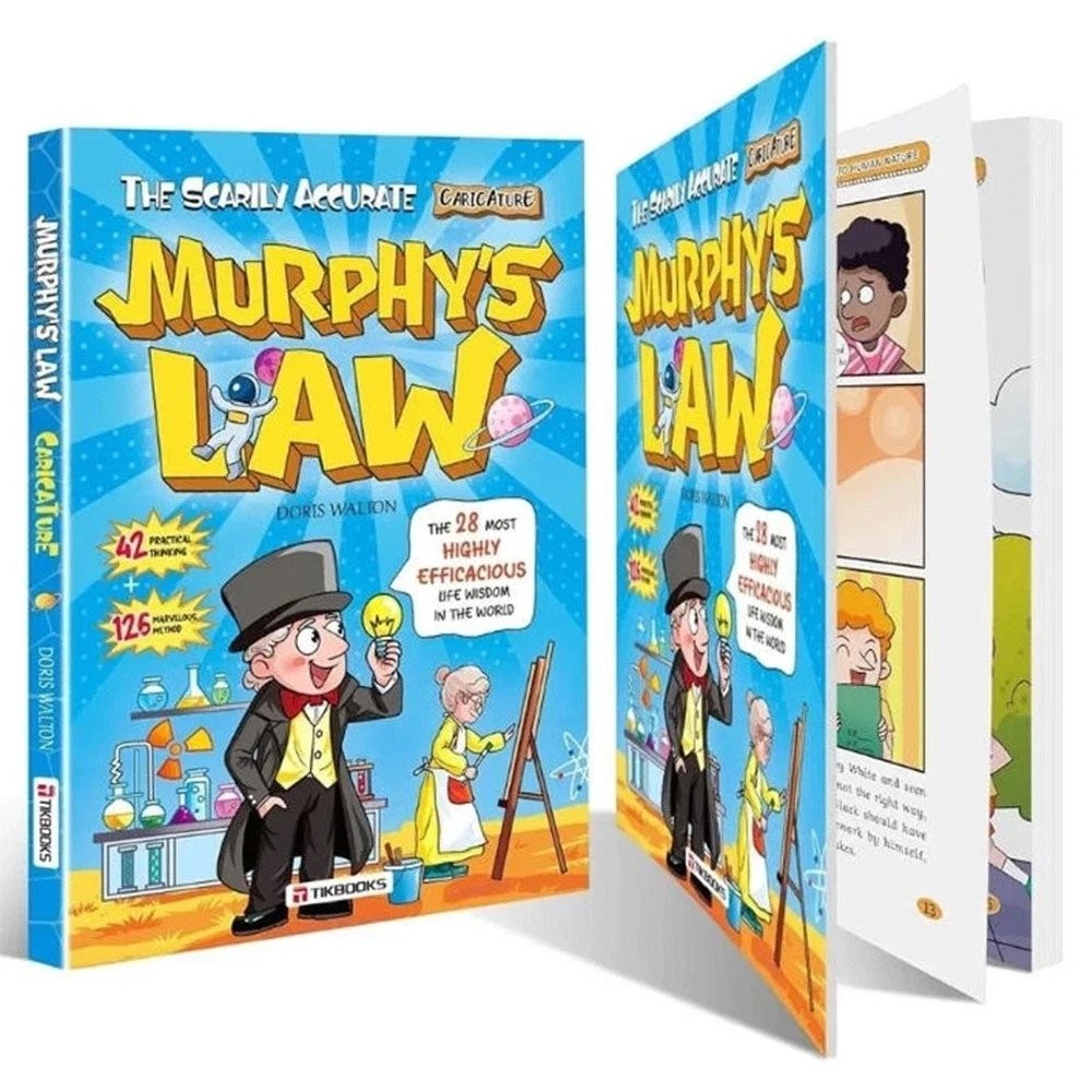 Murphy’s Law Learning Book for Kids 8-12 with 128 Pages Paperback Illustrated TL