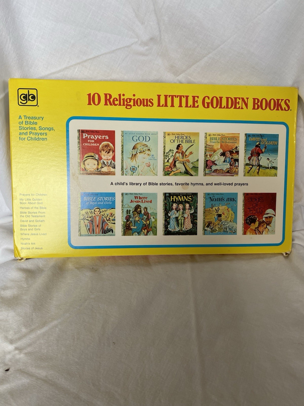 Golden Books Little Golden Books: 10 Religious Bible Box Set Ages 4-8