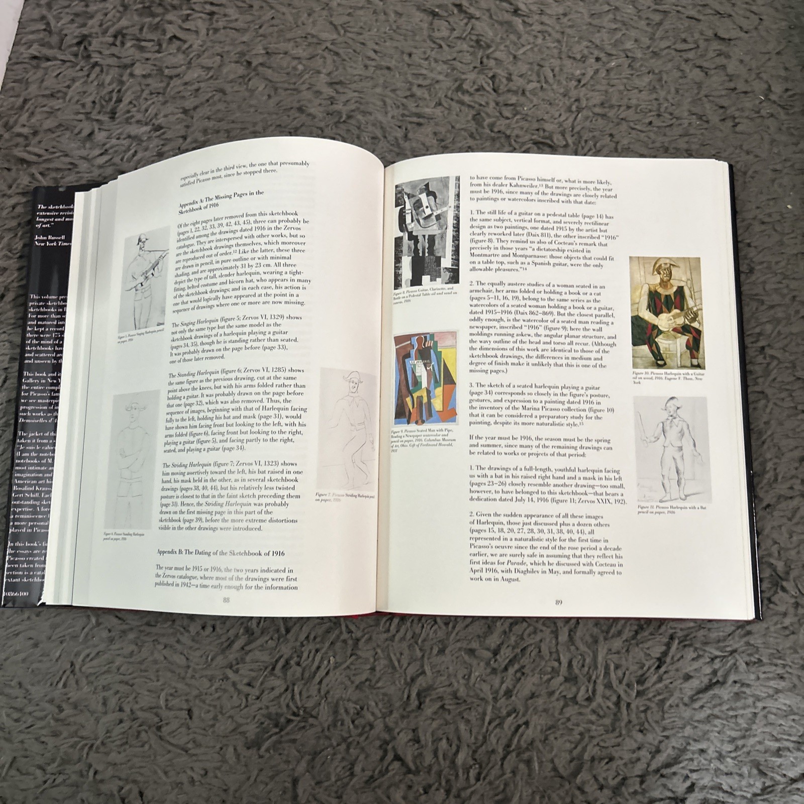 Je Suis Le Cahier The Sketchbooks of Picasso HC/DJ. 1st Ed 1986