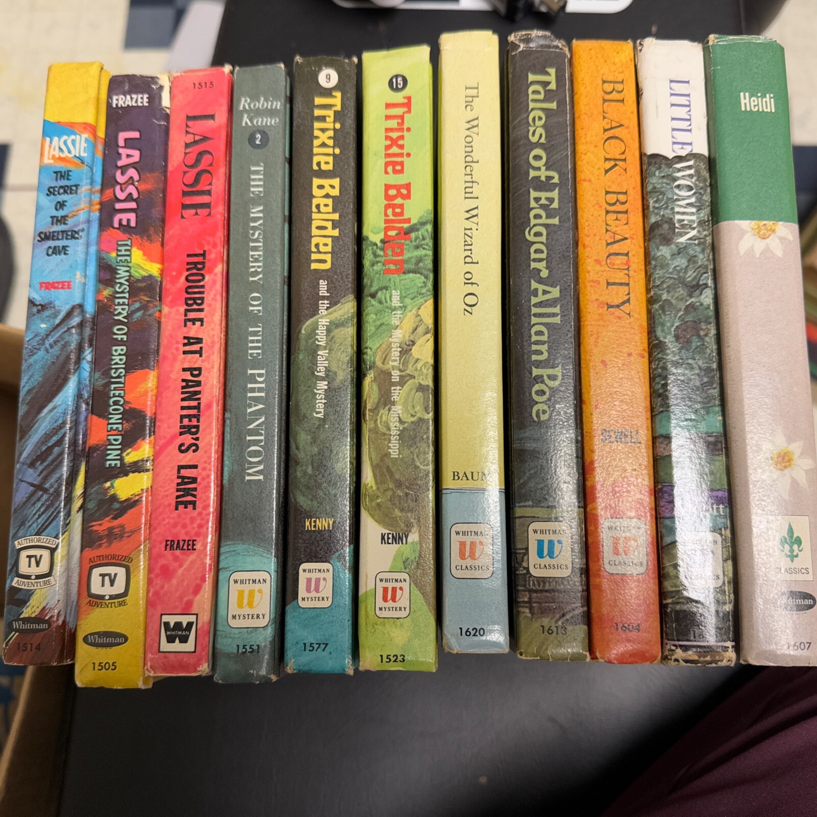 Vintage Whitman Lot of 10Hardcover Books Trixie Black Beauty Wizard of Oz + MORE