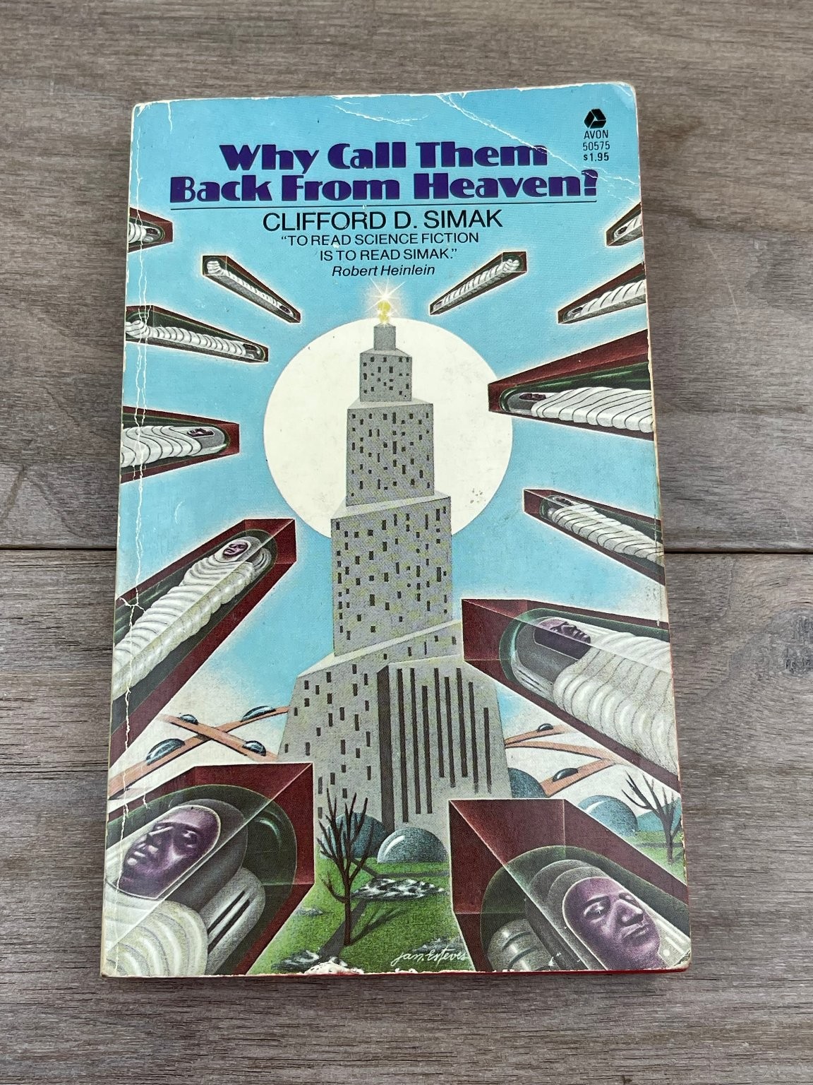 Why Call Them Back From Heaven? Clifford D Simak 1980 First Avon Printing Sci-Fi