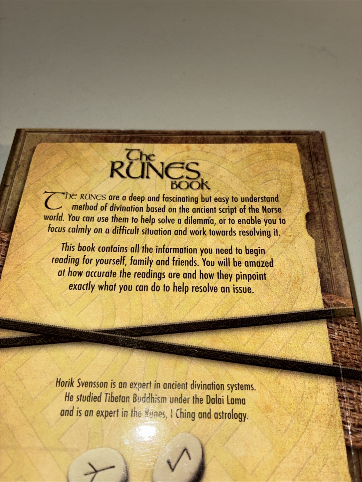 The Runes Book” by Horik Svensson Paperback 128 Pages