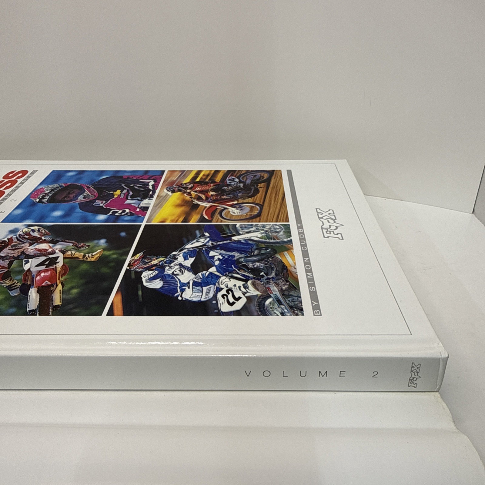 American Motocross Illustrated Simon Cudby Hardcover Fox Racing + Volume 2