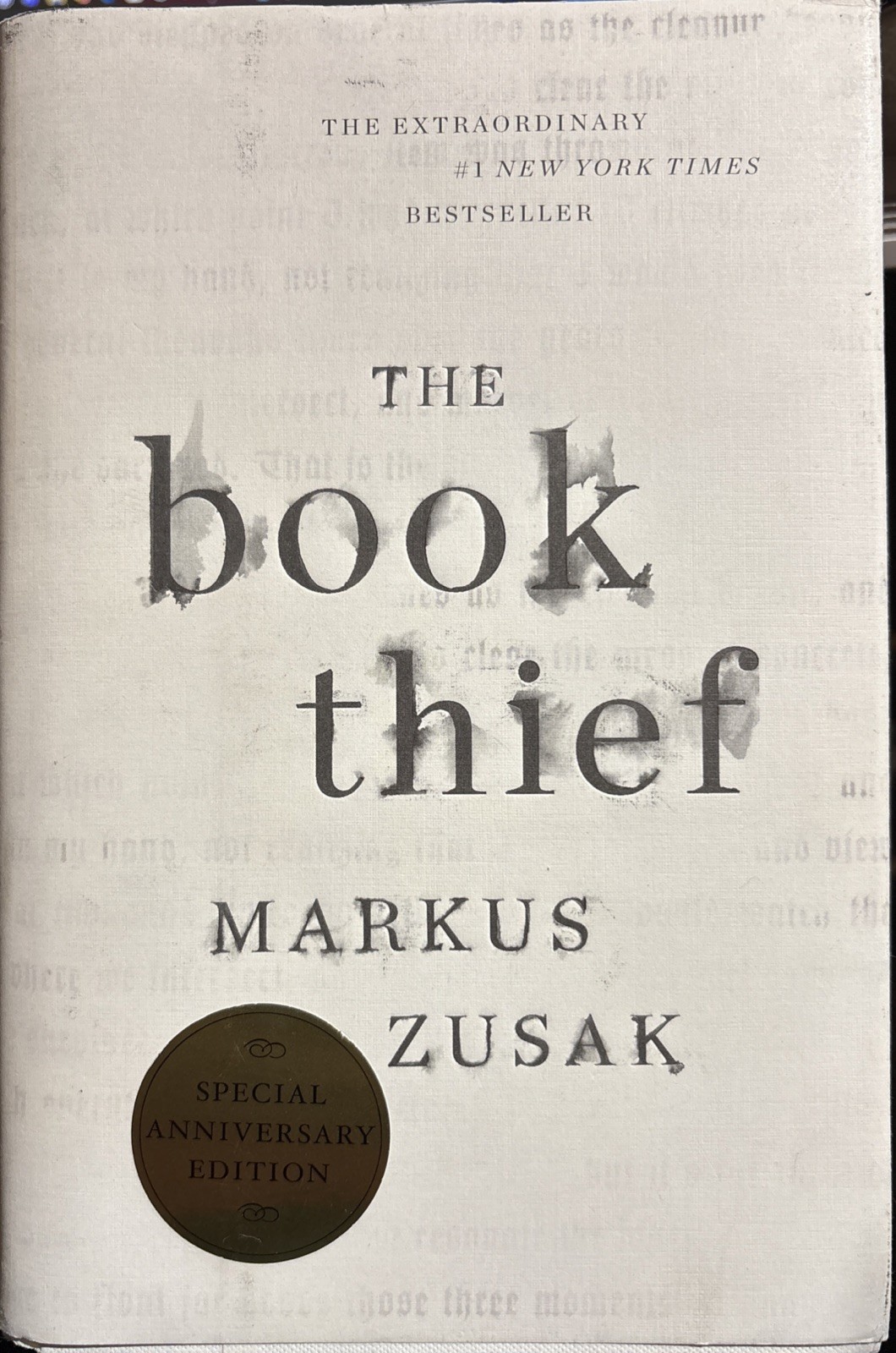 The Book Thief By Markus Zusak Signed Anniversary Edition