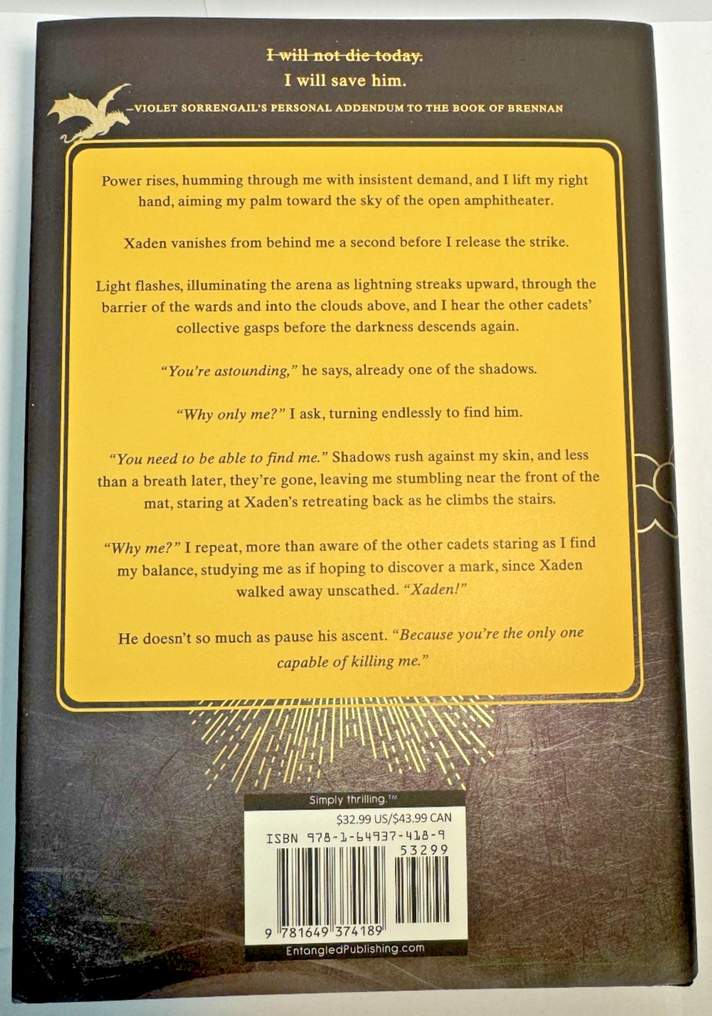 Onyx Storm Deluxe Edition Rebecca Yarros (2025, Hardcover) SIGNED FIRST PRINTING
