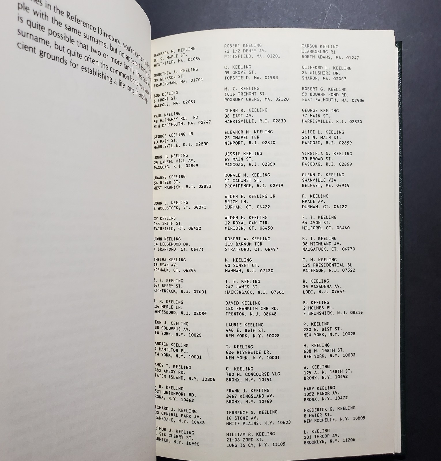 Beatrice Bayley Genealogy Hardcover–The Keeling Family Heritage Book (1983)