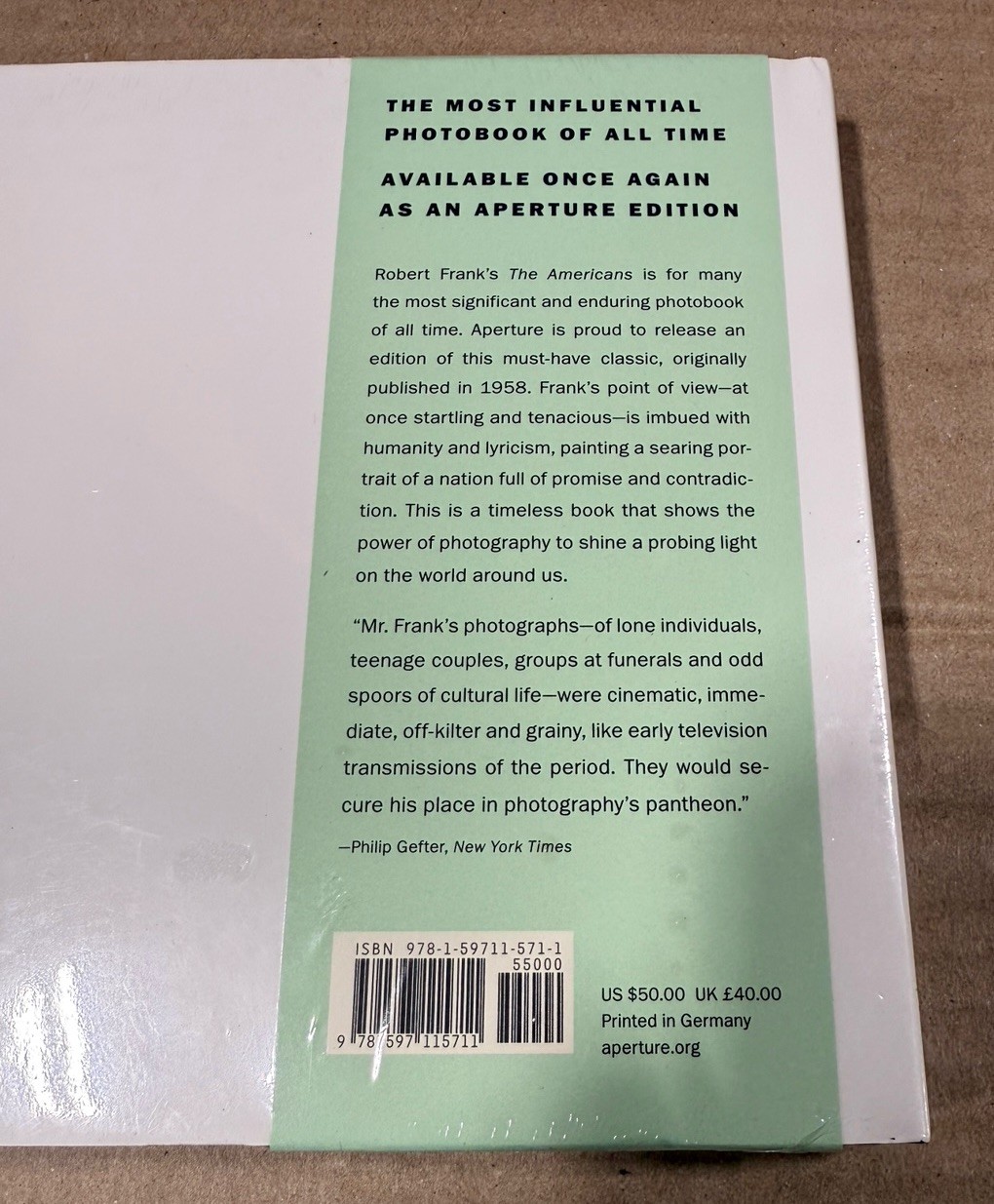 Robert Frank: The Americans: Trade Edition by Robert Frank Hardcover Book SEALED