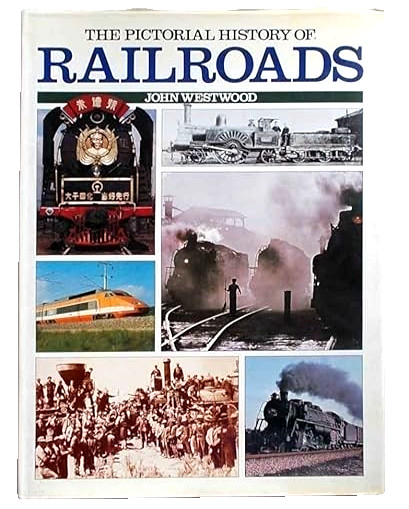 VTG 1988 The Pictorial History of Railroads Hardcover Coffee Table Book