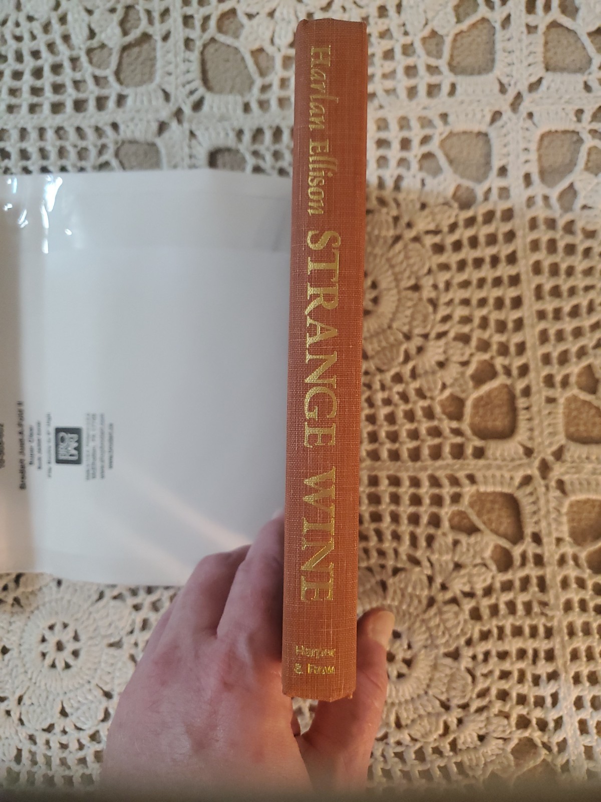 SIGNED Strange Wine by Harlan Ellison Harper & Row 1st hardcover Very Good