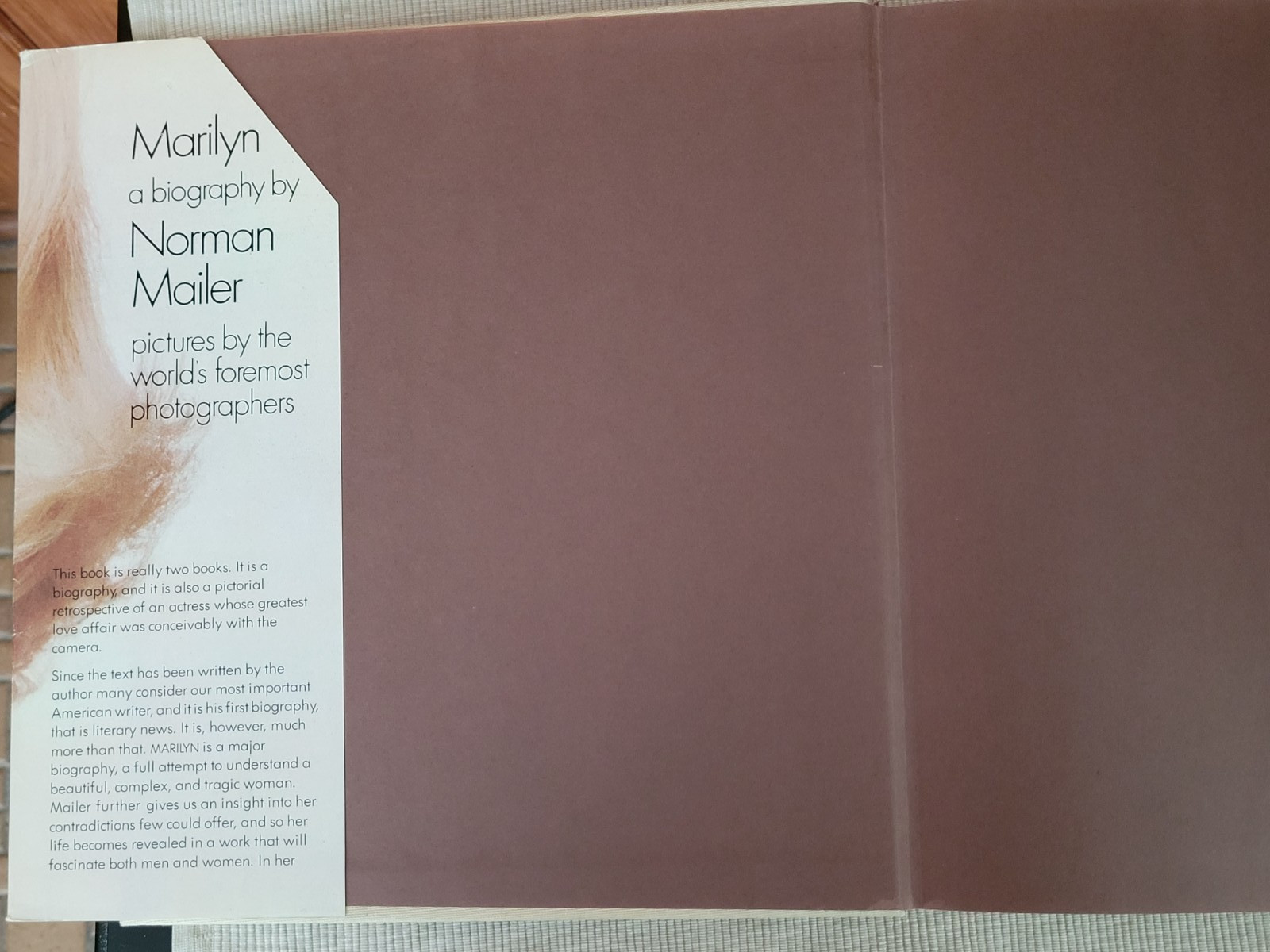 Marilyn Norman Mailer 1st Printing HC/DJ First Edition Marilyn Monroe Book
