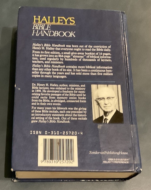 Halley’s Bible Handbook by Henry H. Halley (1961, Hardcover)