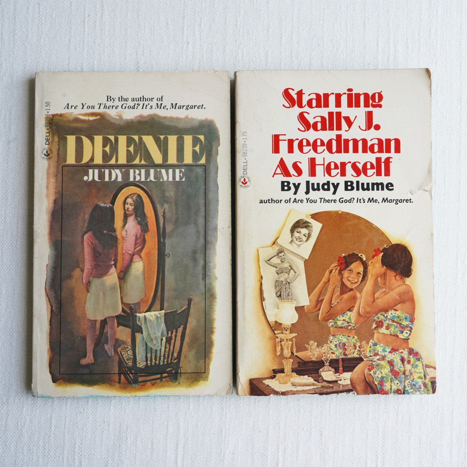 Vintage 1980 JUDY BLUME Starring Sally J. & Deenie Young Adults PB Books