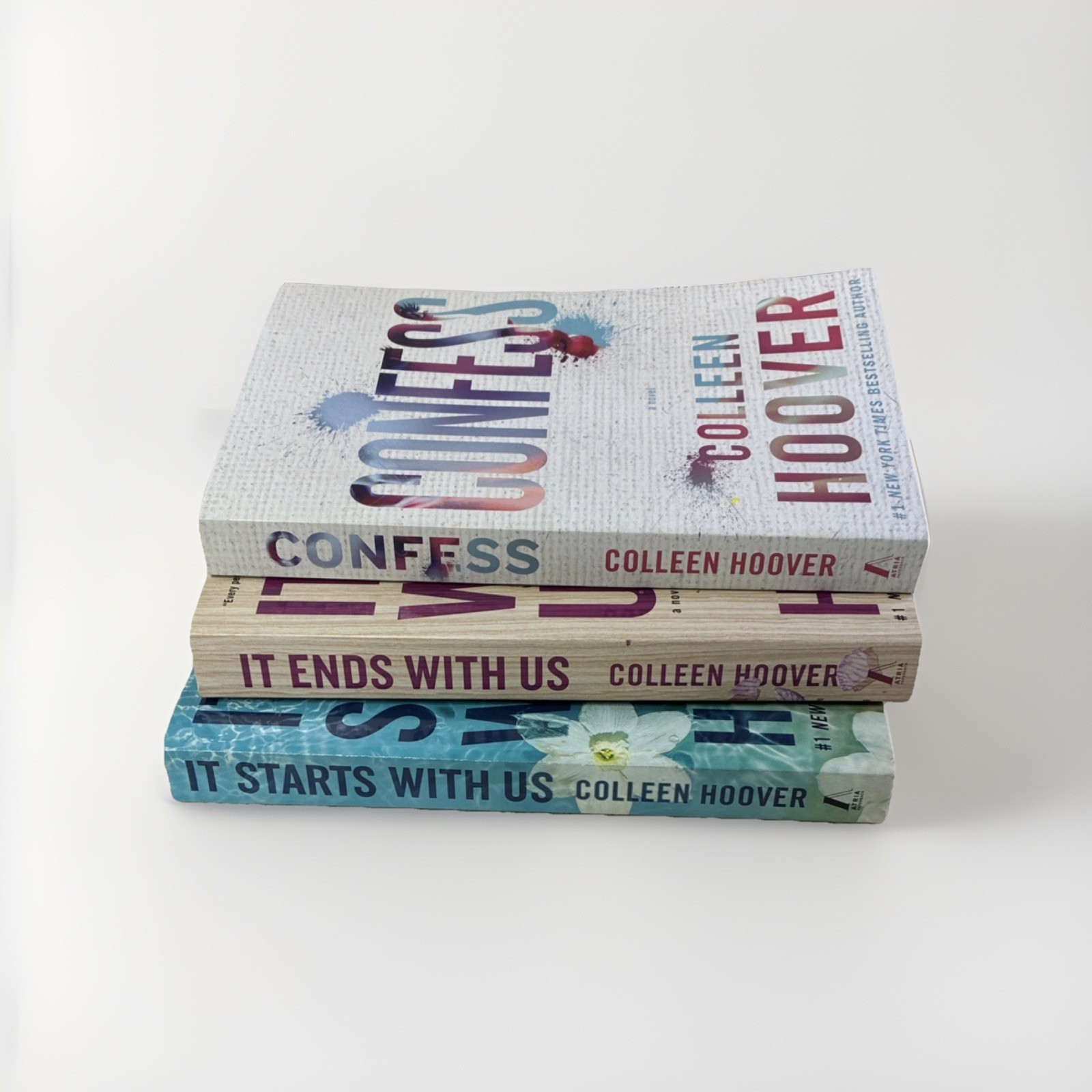 Atria Books Colleen Hoover It Starts With Us Ends With Us Confess Romance PB
