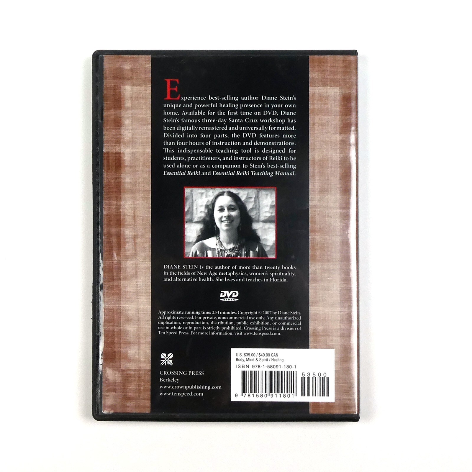 Diane Stein’s ESSENTIAL REIKI Manual & 2 DVD Video Workshop Healing Arts Class