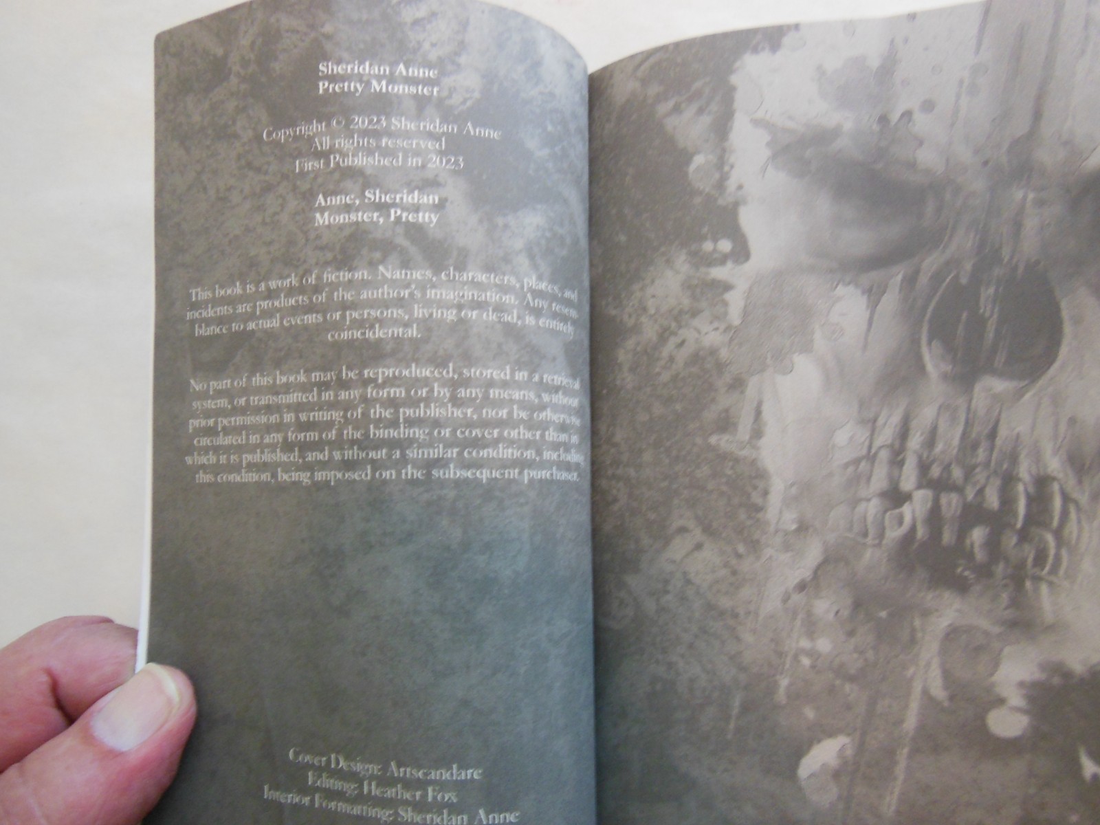 Pretty Monster- A Dark Stalker Romance by Sheridan Anne (2023 Trade Paperback)