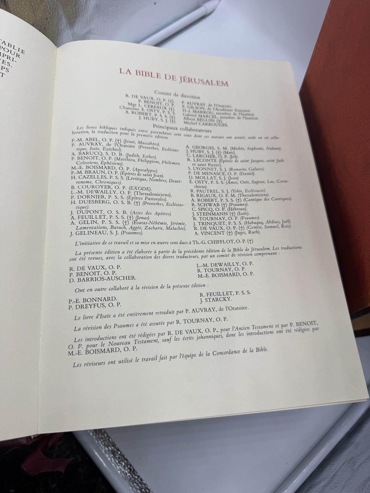 La Sainte Bible Editions Lidis 1973 – Paris Luxury Edition